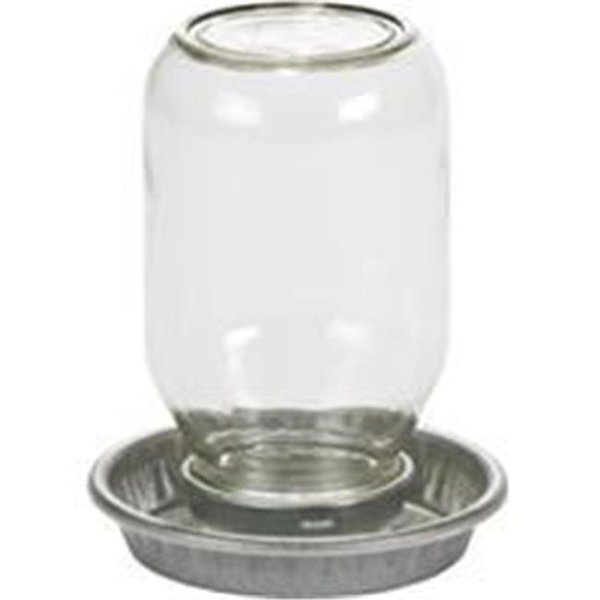 Miller Mfg Co Miller Mfg Co Inc P-Mason Jar Baby Chick Waterer- Clear 1 Quart MJ9826 957782
